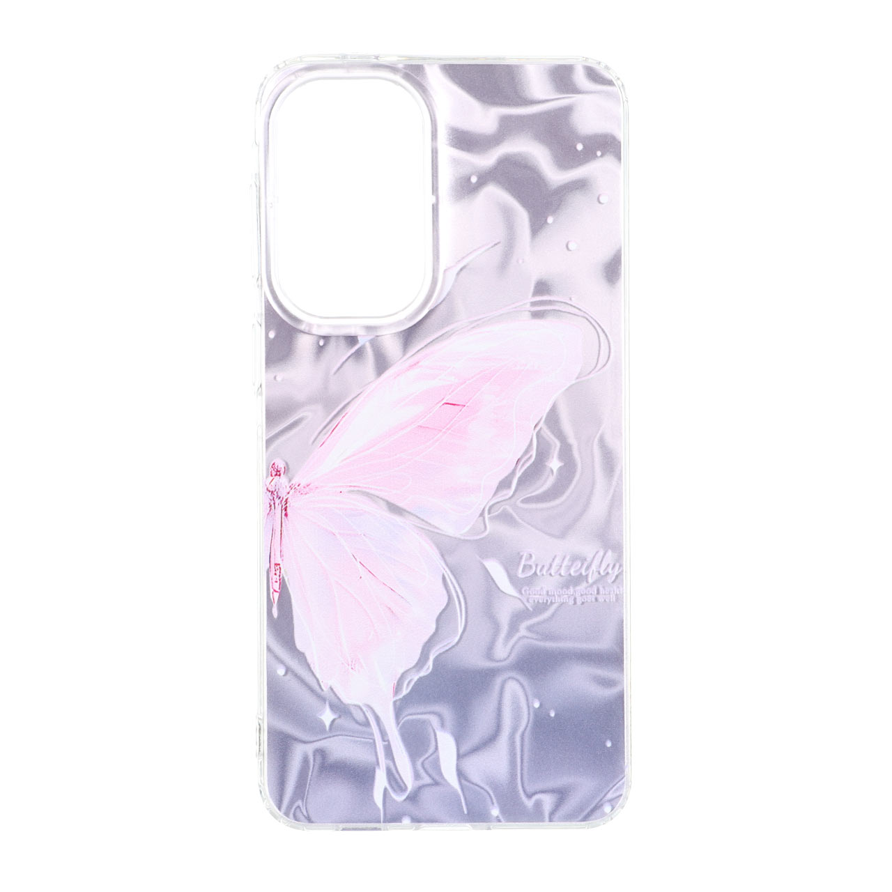 قاب Silver Cloud دور ژله ای طرح دار Samsung Galaxy A57 - کد 291